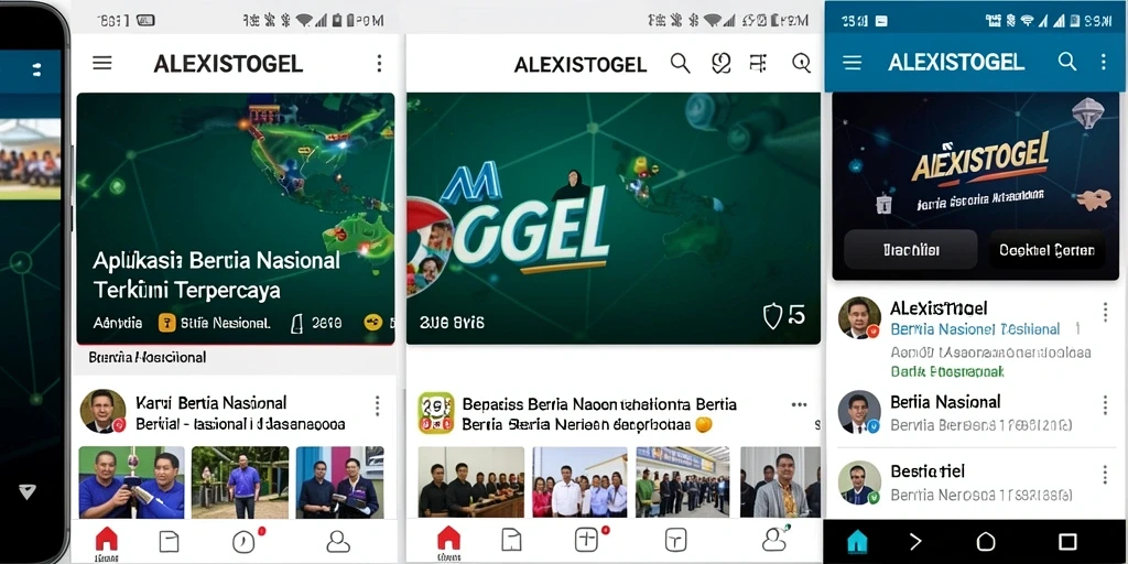 Tampilan antarmuka ALEXISTOGEL yang informatif dan menarik.