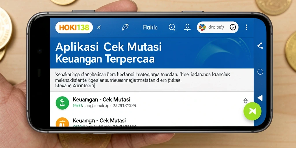 Tampilan antarmuka HOKI138 untuk cek mutasi yang jelas dan mudah dipahami.