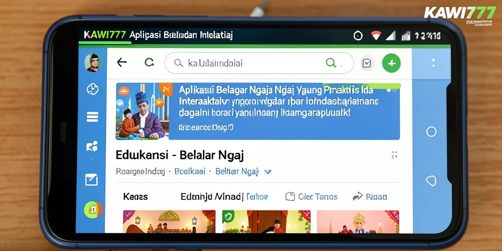 Tampilan utama KAWI777 dengan antarmuka pengguna yang ramah.
