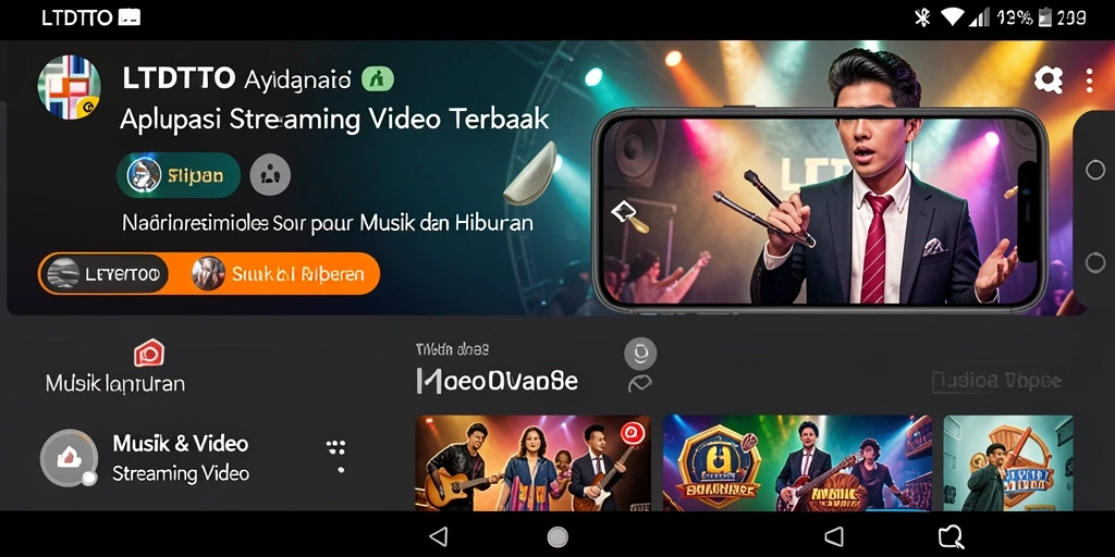 Antarmuka LTDTOTO yang sederhana dan mudah digunakan untuk Streaming Video.