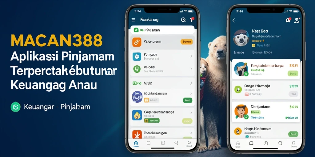 Antarmuka aplikasi MACAN388 yang mudah digunakan untuk pengajuan pinjaman.