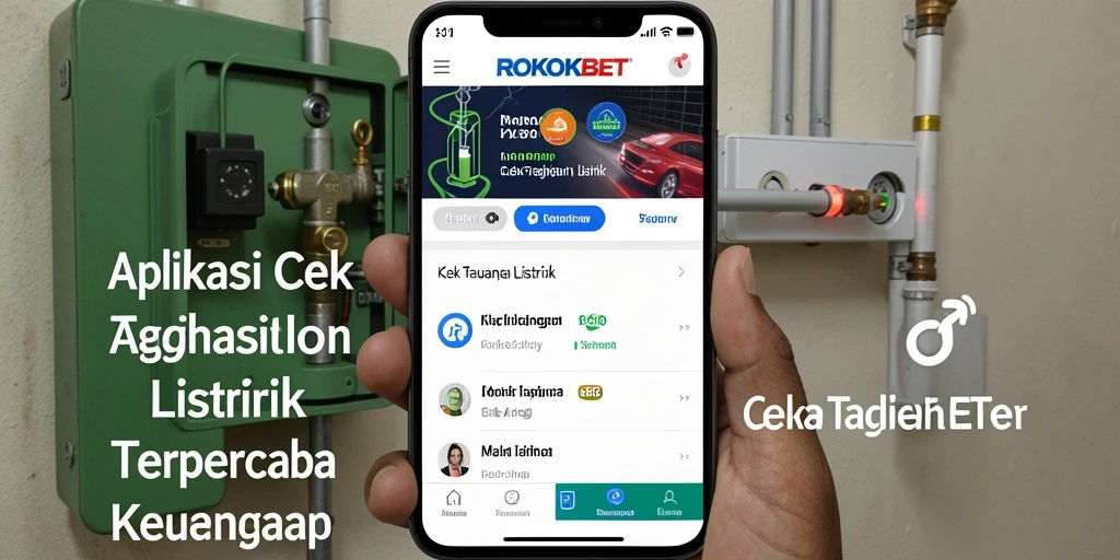 Tampilan antarmuka ROKOKBET untuk cek tagihan listrik yang user-friendly.