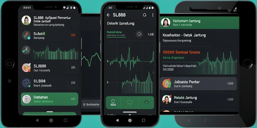 Tampilan antarmuka pengguna SL888 yang intuitif dan informatif.