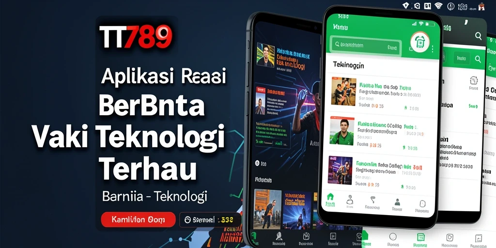 Screenshot antarmuka utama TT789 menampilkan berita teknologi terbaru dan relevan.